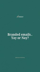 I get asked this question a lot: should emails be fully branded or just simple text I used to think full branding was the way to go. Everything had to look perfect, professional, polished But over time I realised people respond better when emails feel human Now I stick to simple, text based emails I write like I’m talking to a person I might add a little branding, like my logo or a pop of brand colour But nothing over the top The key is not overthinking it Emails work best when they feel real Of