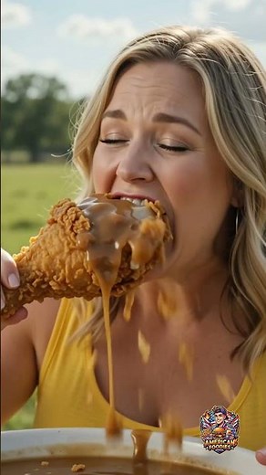 🍗 Welcome to the ultimate giant fried chicken feast! 🇺🇸🤩⚽️🔥