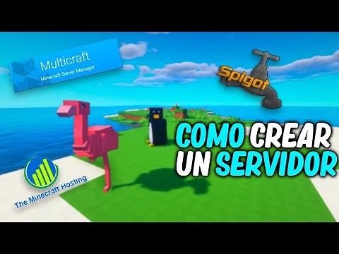 Como CREAR y Configurar un Servidor Minecraft SPIGOT | Multicraft | TheMinecraftHosting***