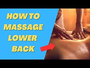 How to massage low back pain