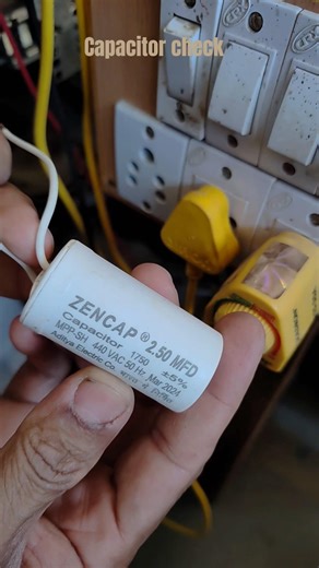 Fan Capacitor check #fan #howto #repair