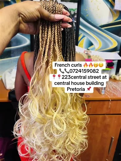 Visit Melody The Boss Braid Salon for Stunning French Curls