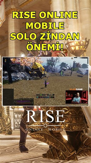 RİSE ONLİNE MOBİLE SOLO ZİNDANLARIN ÖNEMİ !