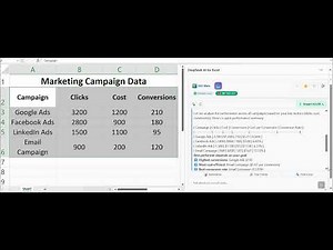 DeepSeek AI for Excel - simple use case