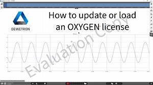 如何更新OXYGEN许可证 | How to update an OXYGEN license