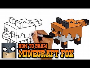 How to Draw Fox | Minecraft (Art Tutorial) - Videos For Kids