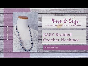 Easy Crochet | Beaded Necklace Tutorial