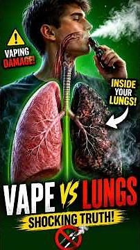 The Hidden Damage Vaping Causes To Your Lungs 😱