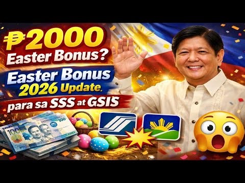 ₱2000 Easter Bonus? Easter Bonus 2026 Update para sa SSS at GSIS 😱
