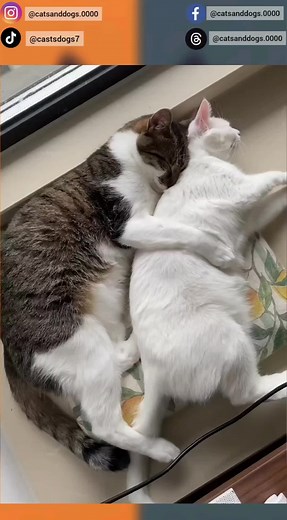 Cuddle Overload: Heartwarming Cats in Adorable Moments