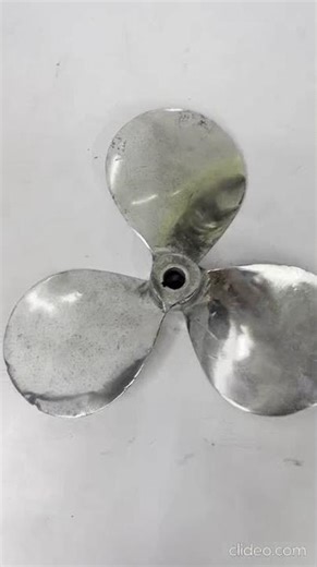 3 Blade Aluminum Boat Propeller Fan – Vintage Nautical Maritime Ship Décor...