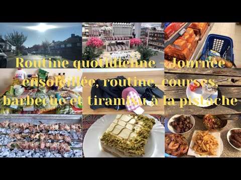 Routine quotidienne 🇬🇧-Journée ensoleillée ☀️, routine, courses, barbecue, tiramisu à la pistache
