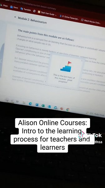 Exploring Alison Online Courses for Teachers and Learners