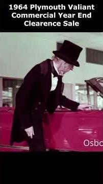 1964 Plymouth Valiant Year End Clearance Sale. #plymouth #valiant #scrooge #publicidad #commercial