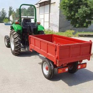 [Hot Item] Full Trailer for Agricultural Dump Truck Tractor Trailer for Agricultural Muck