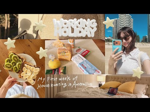 【ワーホリ】オーストラリア到着後の1週間Vlog / お家探し