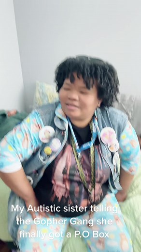 Autistic Sister Announces P.O Box to Gopher Gang on TikTok
