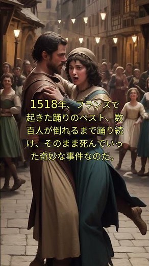 【奇病】死ぬまで踊り続ける「死の舞踏」の原因とは… #歴史の闇 #ミステリー