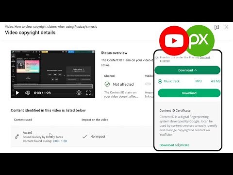 How to remove Pixabay's Copyright Claims on Youtube Videos 2024