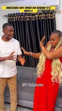 Unbelievable wife turned her husband to a puppet 6 #youtubeshorts #youtubesecrets #comedy #funny