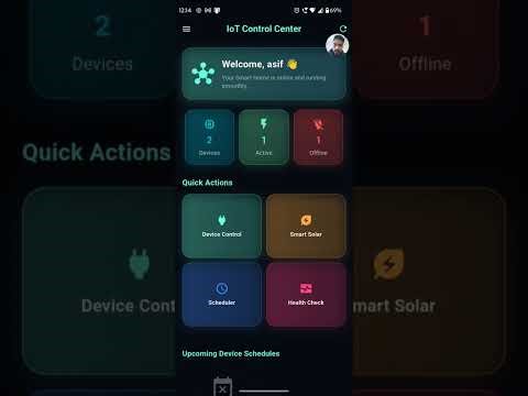Home Automation System | Flutter + Django + MQTT | Works With ANY WiFi Microcontroller