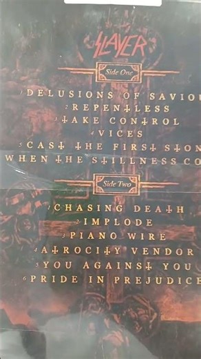 Slayer Repentless Vinyl #unboxing #slayer #vinyl #2026