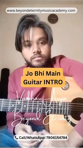 Jo bhi Main Rockstar Easy Guitar Intro Tutorial for Beginners #bema #guitar #tutorial #lesson