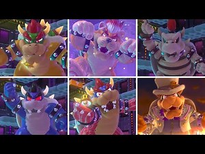 All Final Bowser Boss Fights in Super Mario 3D World + Bowsers Fury