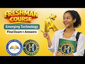 Emerging Technology Final Exam + Answers