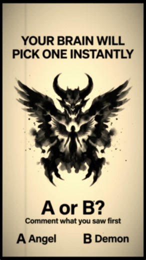 Angel or Demon? What Do You See First? | Inkblot Test