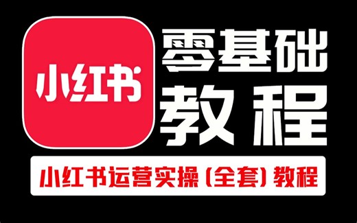 【小红书电商教程】B站最良心的最新2025小红书运营全套教程（精华版）一集讲透