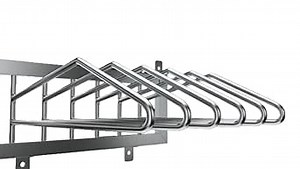 Dozia Lead Apron Hanger Wall Hanging Heavy Duty Stainless Steel Hanger for 6 Aprons