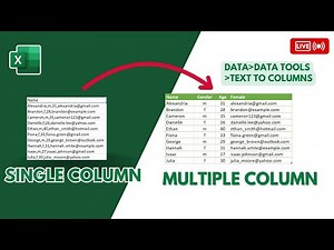 How to Split One Column into Multiple Columns in Excel
