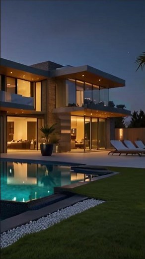 A Modern Home Exterior That Inspires! 🙃💞 | Modern Dreams | #architecturaldesigner