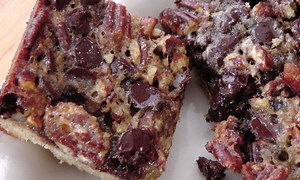 Chocolate Pecan Bars Recipe
