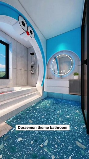 Doraemon-Themed Bathroom Design Ideas for Home
