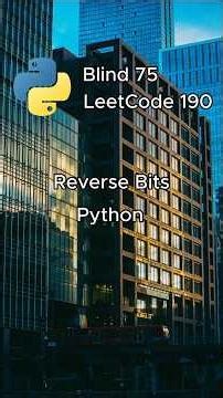 Reverse Bits in Python