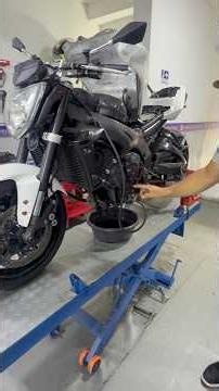 FZ1000 with clutch and lubrication problems #motorcycles