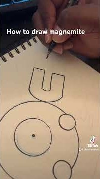 How to draw magnemite #magnemite #pokemon #art #arttutorial