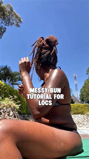 Crescent God on Instagram: "I hope this messy bun tutorial for locs helps you achieve that messy bun aesthetic youve been looking for, im not really the best when it comes to tutorials but i try🫶. If you didn't find this useful then idk how to help you further lol.. byeee #messybun #locs #locstyles #explorepage"