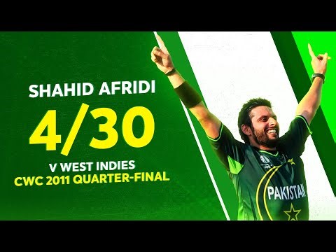 Shahid Afridi stars with a four-wicket haul in the quarter-final | CWC 2011