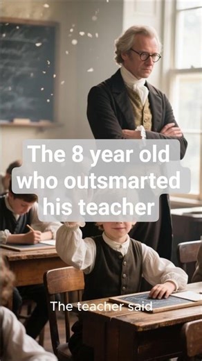 🧠 The 8-Year-Old Who Outsmarted His Teacher! #mathpuzzle #brainteaser