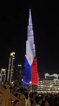Philippine Flag on World's Tallest Building | Philippine Independence Day 2026