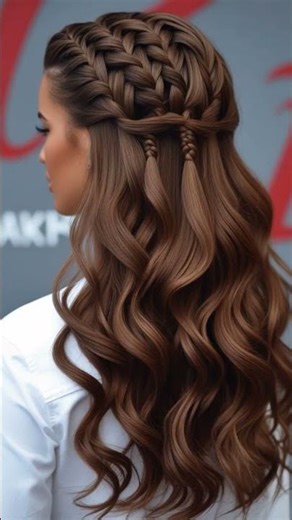 “Simple Double Braid Hairstyle ✨ Easy & Cute Look”