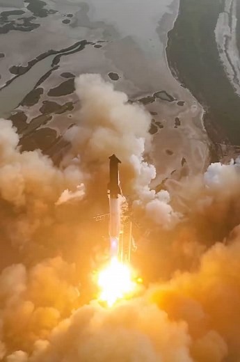 SpaceX & Space News on Instagram: "Starship Flight 9 summary: • 🚀 Starship’s 9th flight test launched on May 27 at 6:36 p.m. CT from Starbase, Texas. • 🔁 First ever reflight of a Super Heavy booster, previously flown on Flight 7. • 🔥 Booster completed full-duration ascent burn with all 33 Raptor engines and executed a hot-staging separation. • 🔄 Performed a deterministic flip and boostback burn—a first in the program. • 🛬 Tested higher angle of attack for improved descent control and landin