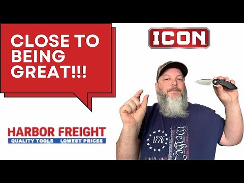 Icon Pocket Knife from Harbor Freight - One Month Review