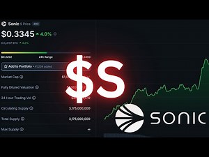 Sonic ($S) Altcoin Latest Update & S Coin Price Prediction! How Will Airdrop Impact $S Coin??