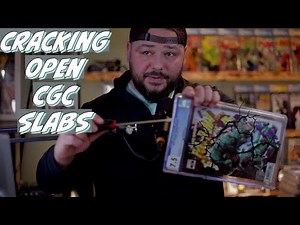 How to crack open a CGC comic book Slab