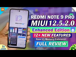 REDMI NOTE 9 PRO MIUI 12.5.2.0 New Update Enhanced Edition Full Review | Redmi Note 9 Pro New Update