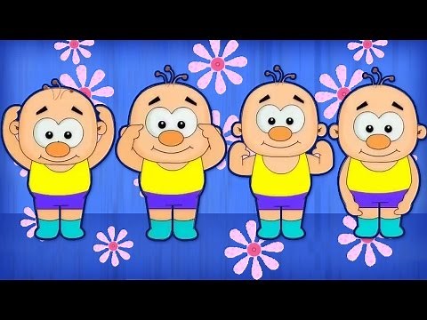 Head Shoulders Knees And Toes | Nursery Rhymes | BEST Nursery Rhymes Collection by HooplakidzTV